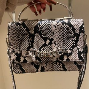Snake print aldo bag